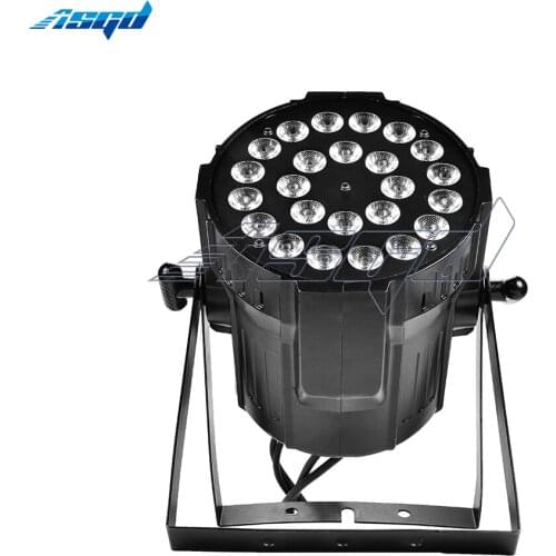 Disco Show DJ New Aluminum Par 24x18W RGBWA UV 6in1 LED Uplighting 24x12W 4in1 Wash Light 1.5m Hand in Hand Plug Stage Equipment