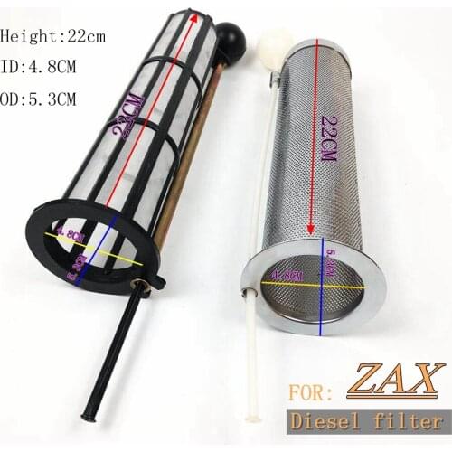 For Hitachi ZX60/70/200-3 Excavators Diesel filter Hitachi Excavator Injection Diesel oil filter ZAX70 Filter screen