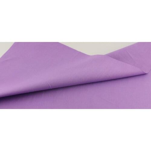 Purple Cotton Fabric Bedding Decoration Teramila Tissue Home Textile Patchwork Quilting Sewing Cloth Craft Solid Color