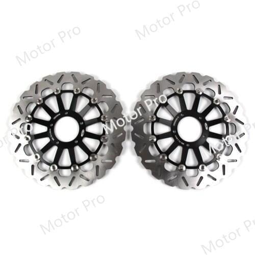 2PCS CNC Floating Disk Front Brake Disc Rotor For DUCATI PANIGALE 1200 / PANIGALE -S / TRICOLORE 2012 2013 / STREETFIGHTER 1200