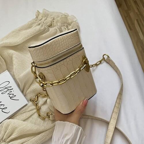 Fashion Bucket Women Purses Bags Small Flap Ladies Handbags Box Shape Crossbody Bags For Women 2020 Sac A Main