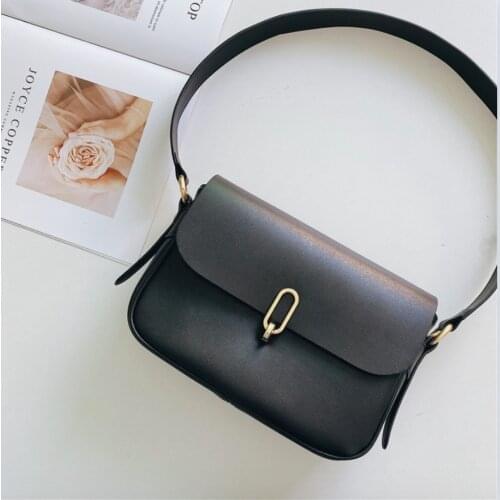 Niche Leather Handbags 2021 New Trendy Tofu Bag, High-end Texture, Western Style, All-match Single-shoulder Messenger Handbags