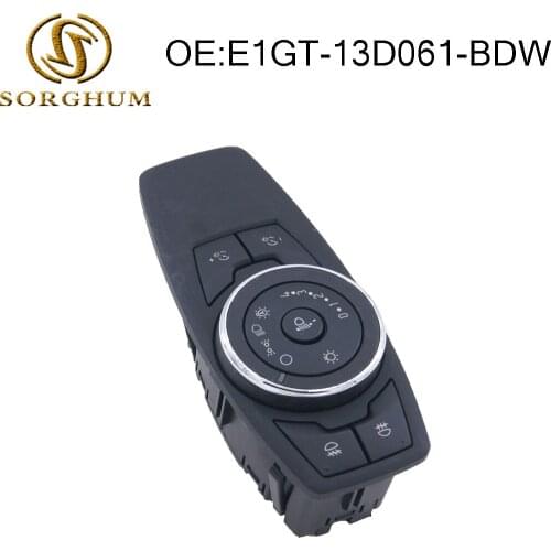 New Headlight Fog Light Lamp Control Switch Module Button E1GT-13D061-BDW E1GT13D061BDW For Ford Galaxy 2.0 TDCI Cat 0.15
