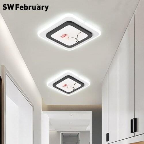 2021 New LED Ceiling Light Nordic Aisle Corridor Light Simple Modern Enamel Porch Entrance Light Creative Hall Balcony Lamps