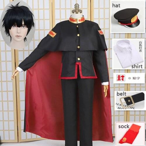 New Anime Toilet-bound Jibaku Shounen Hanako-kun Hanako kun Cosplay Costume Halloween women men cosplay costume and wig hat