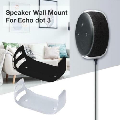 New Wall Mount Holder For Echo Dot 3 Speakers Support Simple Yet Functional Speaker Wall Mount Stable Outlet Mount Hanger Holder