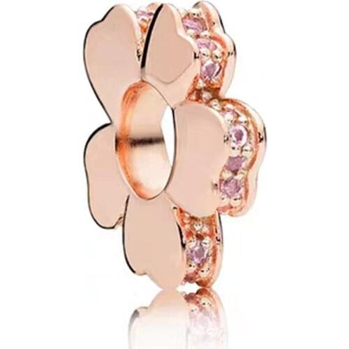 Authentic 925 Sterling Silver Beads New Style Forever Blooming Beads Fit Original Pandora Bracelet For Women Diy Jewelry