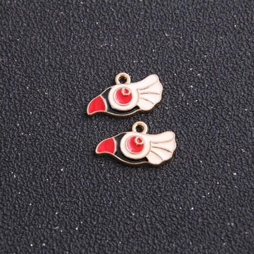 2pcs 17*29mm Alloy Metal Drop Oil Black Wing Charms Pendant For DIY Bracelet Necklace Jewelry Making
