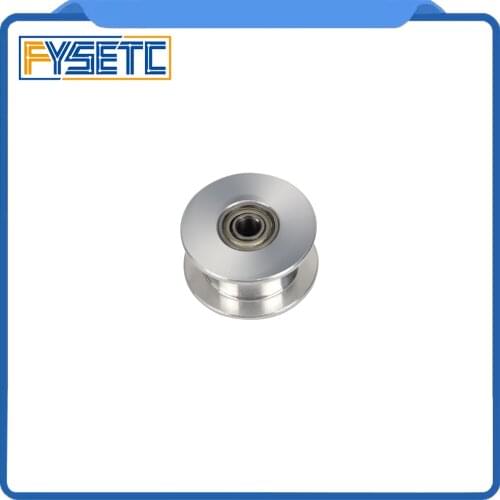 2pcs Prusa i3 MK3/MK2 3mm Bore X/Y Axis Timing Belt Aluminum Anodized Flat Idler Roller Bearing Pulley Replacing 623h Bearings