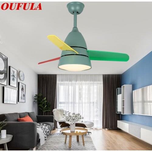 DLMH Modern Ceiling Fan Lights Lamps With Remote Control Fashionable Decorative For Home Living Room Bedroom Dining Room