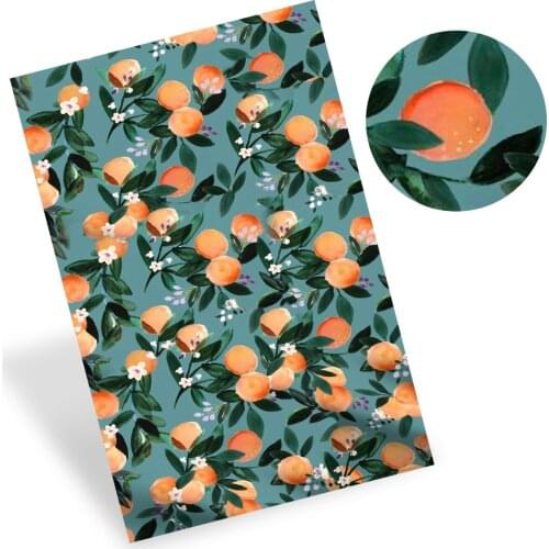 Cheerbows 22*30cm Printed Faux Leather Fabric Sheets For Bows Flowers Fruits PU Leather Fabrics DIY Scrapbooking Craft Supplies