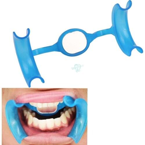 10pcs Dental M Type Mouth Opener Cheek Retractor Teeth Whitening Dental Tools Dentistry Mirror Dentistry Instrument