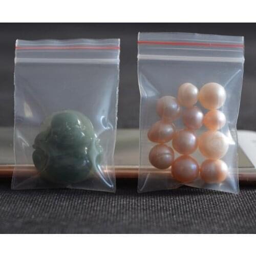 100pcs/lot high quality Transparent PE Zip Lock jewelry Gift Packaging Bags, 11*16cm clear plastic bags for clothing storage