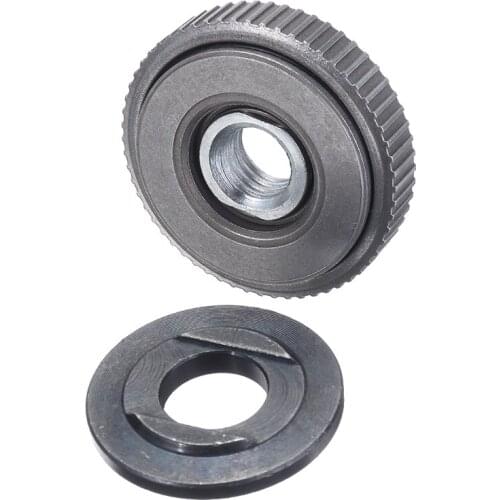 2pcs Angle Grinder M14 Thread Replacement Quick-release Nut Clamping Hand Tool M14 Self-locking Pressure Plate