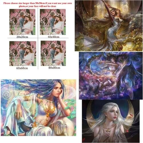 Diy Diamond Painting Custom Figure Painting Elements Square Diamond Round Diamond Full Diamond Cross Stitc Mosaic Home Decora