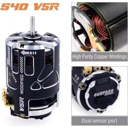 Rocket 540 V5R 3.5T 4.5T 5.5T 6.5T 7.5T 8.5T 9.5T 10.5T 13.5T 17.5T 21.5T 25.5T Sensored Brushless Motor for Modified Spec Stock