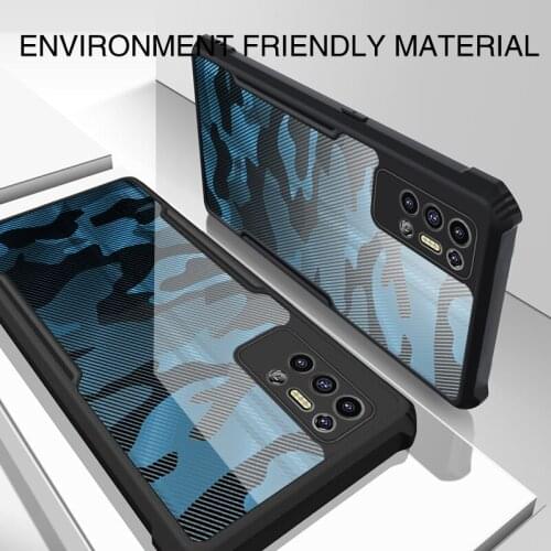 Rzants For Tecno POVA 2 Case Hard [Camouflage Beetle ] Cover TPU Half Clear Phone Shell Military Cool Casing