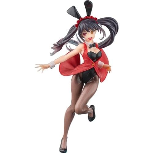 DATE A LIVE Tokisaki Kurumi Nightmare Bunny Girl Beauty Lovely Action Figure Model Ornament Toys
