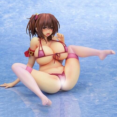 Sexy Girl Figure Anime 18CM Soft Q-six Comic Hot Milk Cover Girl Nozomi Kusunoki Pretty Ver. PVC Action Figure Anime Figure Toy