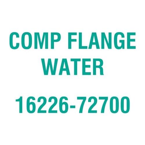 For Kubota 16226-72700 COMP FLANGE WATER