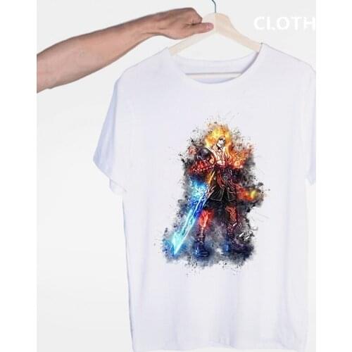 Final fantasy T shirts Fashion Men And Women Tops T-shirt Short Sleeve Unisex Tshirt