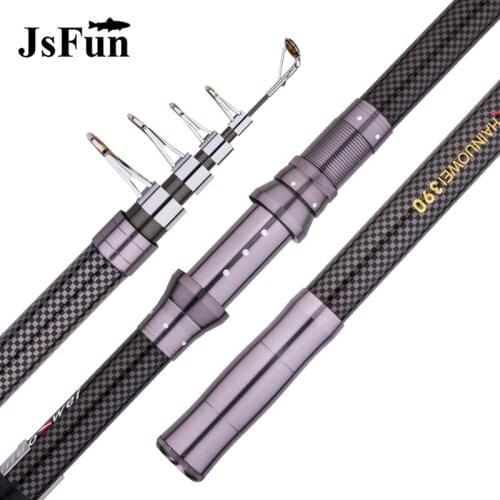 High Carbon Superhard Long Distance Throwing Rod 2.1M 2.7M 3.6M Metal Wheel Seat Long Shot Pole YG67