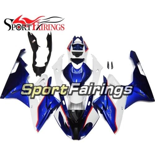 Full ABS Plastic Sportbike Fairing for BMW S1000RR 2015 2016 15 16 New Motorcycle Blue White kits Hull Bodywork Covers Cowlings