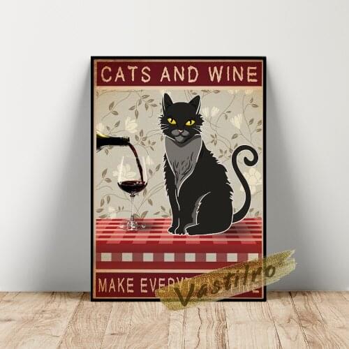 Renaissance Animal Painting Poster Original Art Funny Black Cat Prints Living Room Wall Decor Canvas Picture Housewarming Gifts