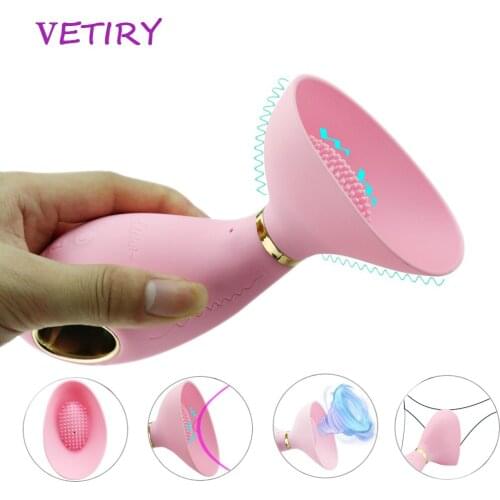 VERITY Nipple Sucker 10 Speed Vibrator Breast Massager Breast Pump Enlarge Clitoris Stimulate Sex Toys for Women Adult Products