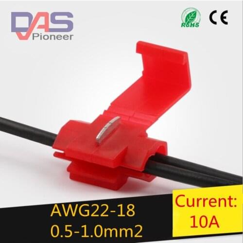 50pcs/lot 800P3 Scotch Lock Quick Splice 22-18AWG Wire Connector