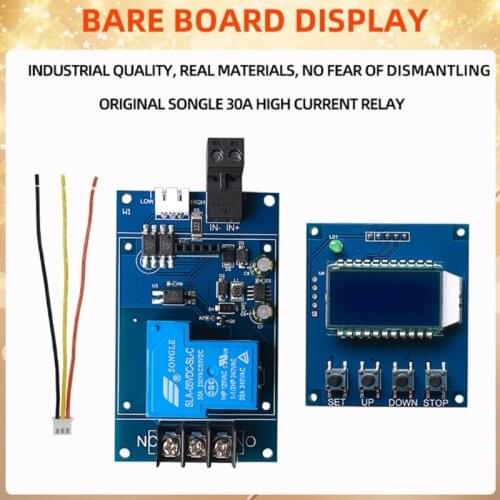 DC 6-30V 30A Delay Relay Support High Low/Switch/PNP/NPN Sensor Trigger
