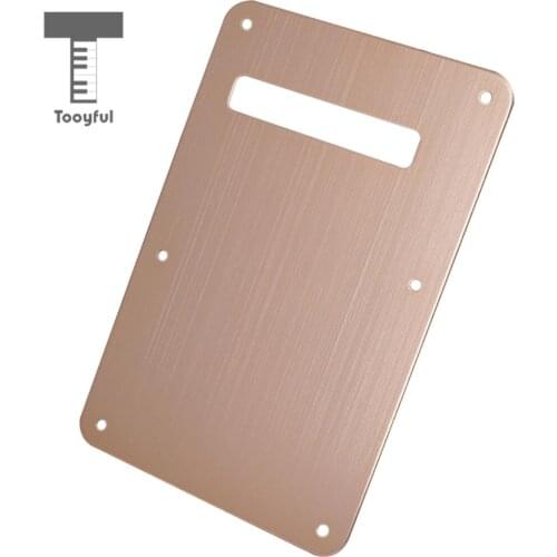 Tooyful Durable Aluminium 6 Hole Electric Guitar Tremolo Cavity Cover Backplate Musical Instrument Parts