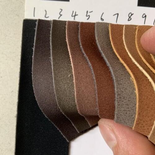 High-quality 1.0MM thickness Wax sense Nubcuk leather material