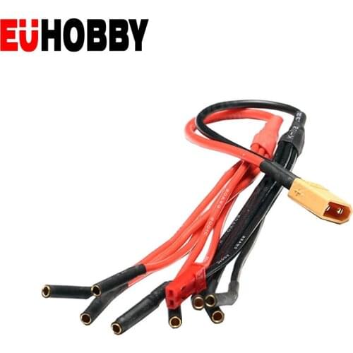 XT30 To 4 X 2mm Bullet w/JST ESC Power Breakout Cable 110mm For Rc Model Parts