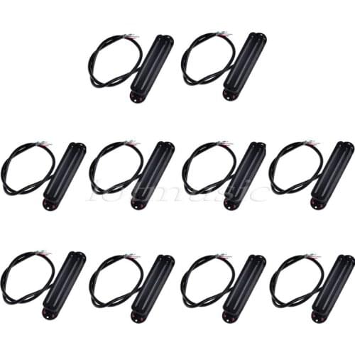 10Pcs Black Belcat Ceramic Magnet Hot Rail Blade Guitar Pickup