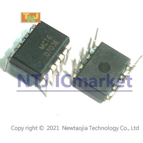 10 PCS MCT6 DIP-8 DUAL PHOTOTRANSISTOR OPTOCOUPLERS IC CHIP