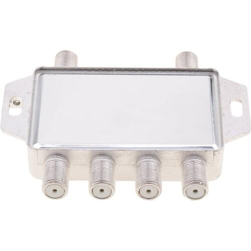 2x4 Satellite MultiSwitch Splitter FTA TV LNB Switch 2 in 4 Out