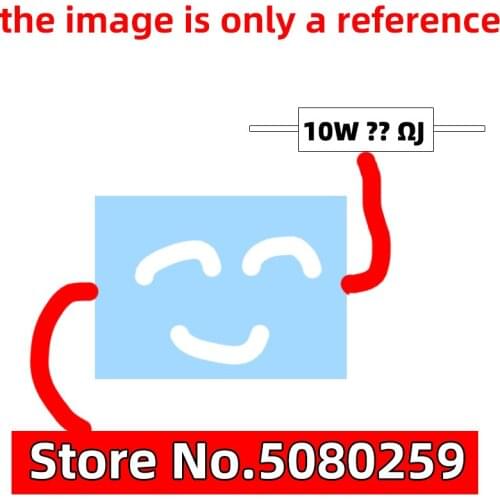 5PCS Cement resistance 10W 0.1 0.5R 2.2R 3.3R 4.7R 20R 22R 25R 30R 33R 47R 50R 5% ceramic resistor