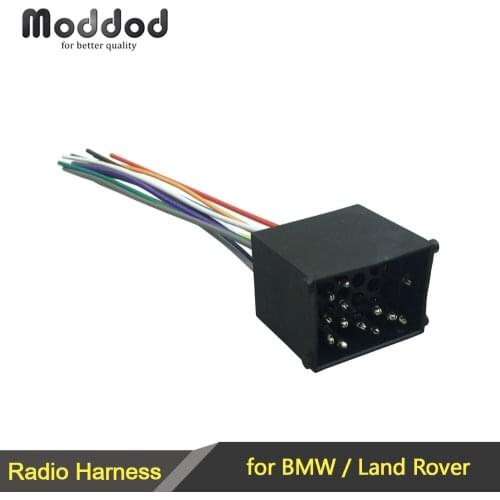 Radio Wire Adapter for BMW/LAND ROVER Wiring Harness Connector Cable Plug Connecter
