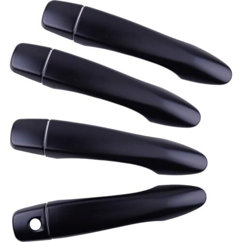 8Pcs/Set Car Black Door Handle Cover Trim With Key Hole Fit For Nissan Pathfinder SUV 2013 2014 2015 2016 2017 2018 2019 2020