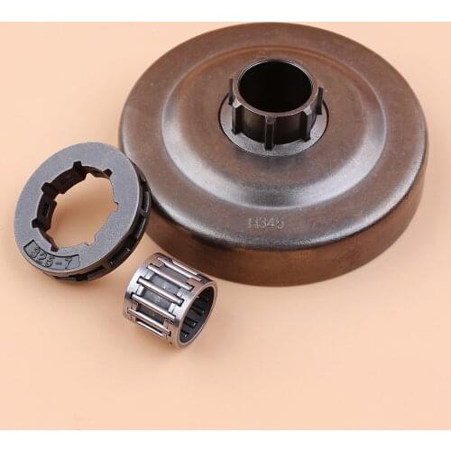 .325 7T Chain Drive Clutch Drum Sprocket Rim Kit For HUSQVARNA 340 345 346 XP 346XP 350 351 357 XP 357XP 359 Chainsaw