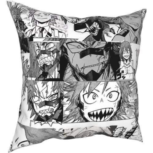 Eijiro Kirishima Pillow Case Cover Pillowcase 40X40 Dakimakura 18 Pure Silk