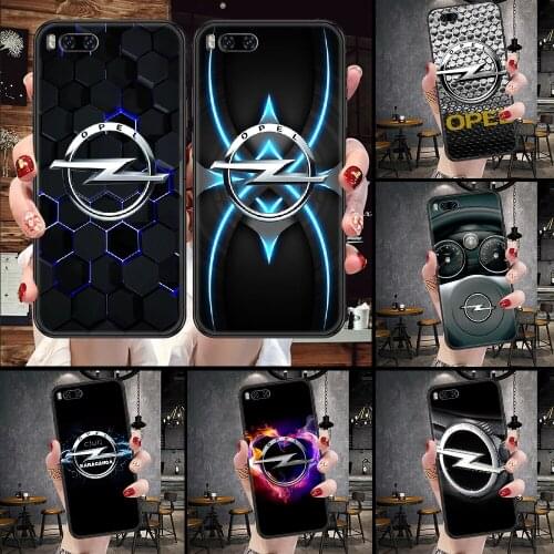 Opel Astra car Phone Case For Xiaomi Mi Note 8 9 10 11 9T 10T A3 Lite Pro Ultra black silicone cell cover painting bumper luxury