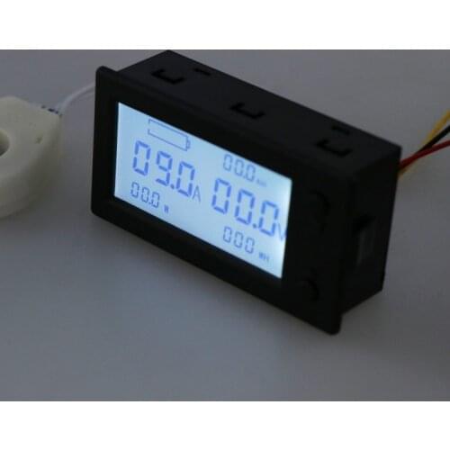 DC300V 100A 200A 400A Hall Effect Coulometer Digital Voltmeter Ammeter Sensor