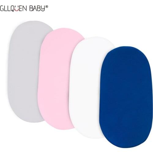 Pure Crib Bassinet Sheet Baby Bed Mattress Cradle Cover Newborn Bassinet For Boys Girls Unisex Ultra Soft Newborn Bedding