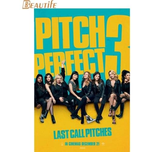 Hot Sale Custom pitch perfect Poster Home Decoration Fashion Silk Fabric Wall Poster Custom Poster