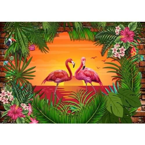 Jmine Div 5D Flamingo Flower Full Diamond Painting cross stitch kits art High Quality Animal 3D paint by diamonds