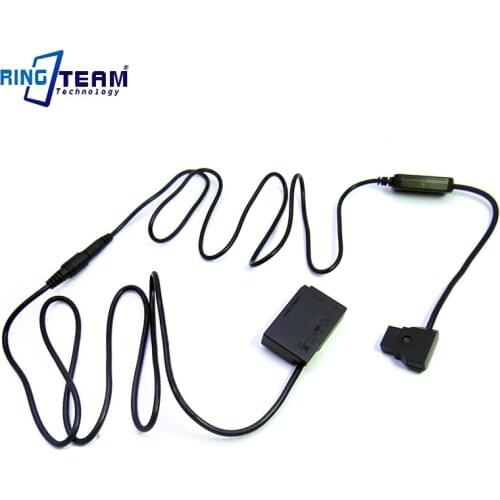 Anton Bauer Battery Power Tap D-Tap Cable LP-E17 DR-E18 DC Coupler for Canon EOS RP 200D T6s 760D T6i 750D X8i 8000D Camera