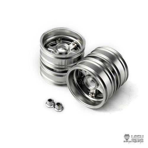 LESU 1/14 DIY Rear Metal Wheel Hub W-2046 for TAMIYA Model RC Tractor Truck Hex TH11499-SMT5