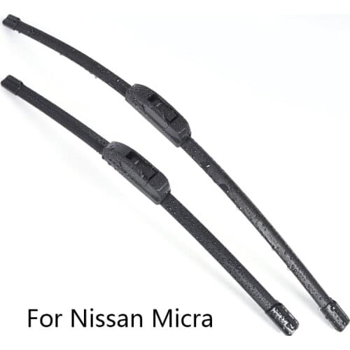 Car Windshield Wiper Blades for Nissan Micra form 2000 2001 2002 2003 2004 2005 2006 2007 to 2017 Car Windscreen wiper Rubber